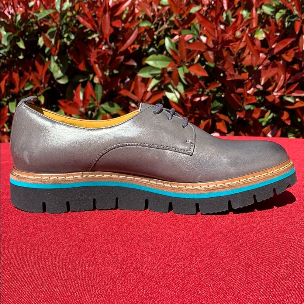 Jafa 397 Graphite Oxfords Flats NWOB Size 38 - Picture 3 of 10
